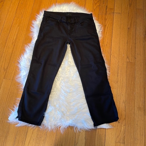 Mother The Crop Rascal Fray In Painted Ladies Jeans - Picture 2 of 9